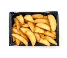 Картофельные дольки с кетчупом