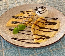 Крепы с жареным бананом