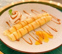 Крепы запеченные с творогом