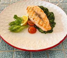 Семга гриль