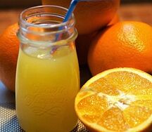 Апельсиновый сок свежевыжатый