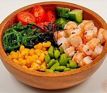 Поке с креветками