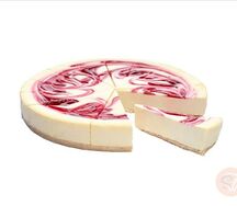 Чизкейк с малиной