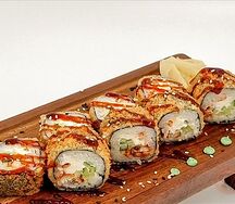 Горячий ролл с угрем