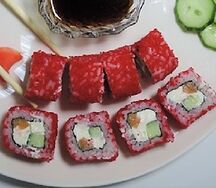 Калифорния с лососем