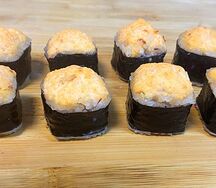 Запеченный ролл с курицей