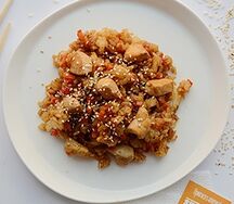 Тяхан с курицей