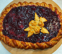 Пирог с черникой