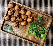 Шампиньоны на гриле