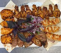 Ассорти из пяти шашлыков