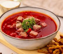 Борщ с говядиной