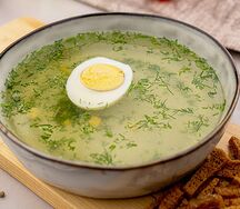Бульон Куриный с яйцом