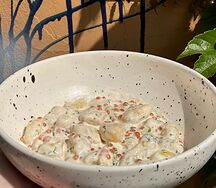 Ньокки в икорном соусе