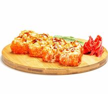 Ролл запеченный с креветкой острый