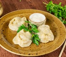 Манты с бараниной