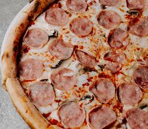 Пицца Ветчина с грибами