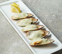 Мидии под соусом дор блю