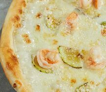 Пицца Креветки и цукини