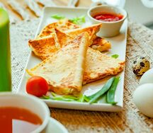 Кесадилья с курицей