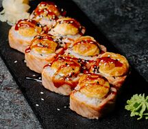 Ролл XL в лососе с крабом