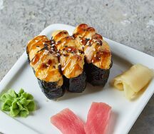 Суши запечённые с тунцом