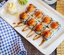 Острый ролл с угрем