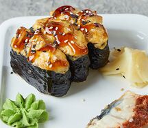 Суши запечённые с угрем