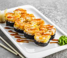 Тёплый ролл по-королевски