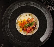 Картофельный суп и Удон с овощами