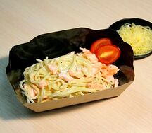Паста с лососем