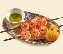 Креветки гриль