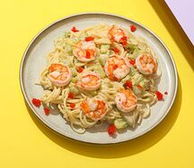 Паста с креветками
