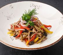 Салат с языком