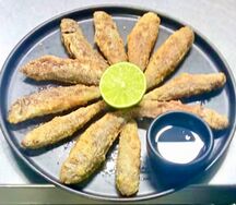 Жареные барабульки черноморские