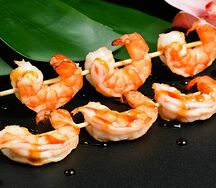 Шашлычок из креветок