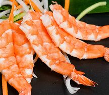 Сашими с креветками