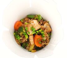 Теппаньяки с курицей