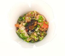 Теппаньяки с морепродуктами