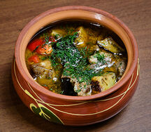 Баранина с овощами