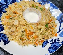 Плов из куриное филе 