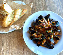 Мидии в соусе Том ям