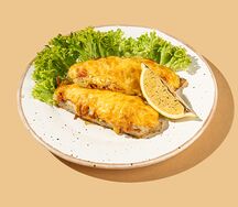 Морской окунь с овощами