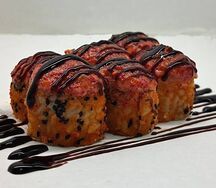 Запеченная Калифа хотто с крабом