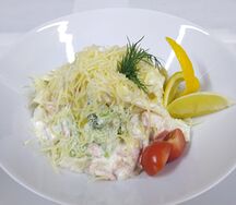 Паста с лососем