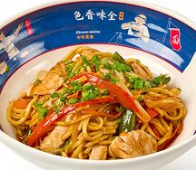 Лапша пшеничная с курицей
