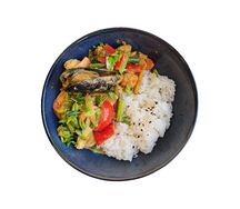 Желтое карри с морепродуктими