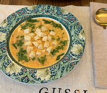 Крем-суп сырный с беконом