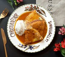 Блинчики креп сюзетт с апельсиновым соусом