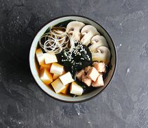 Мисо-суп с лососем