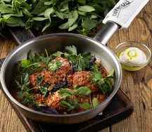 Митболы с сырным кремом